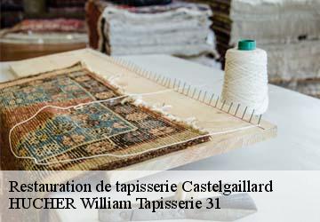 Restauration de tapisserie  castelgaillard-31230 HUCHER William Tapisserie 31