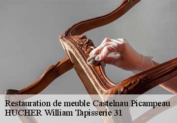 Restauration de meuble  castelnau-picampeau-31430 HUCHER William Tapisserie 31