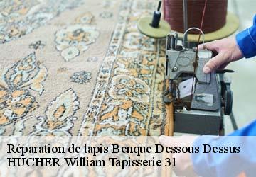 Réparation de tapis  benque-dessous-dessus-31110 HUCHER William Tapisserie 31