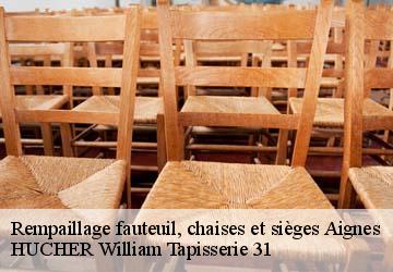 Rempaillage fauteuil, chaises et sièges  aignes-31550 HUCHER William Tapisserie 31