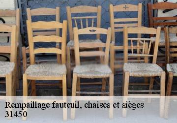 Rempaillage fauteuil, chaises et sièges  ayguesvives-31450 HUCHER William Tapisserie 31