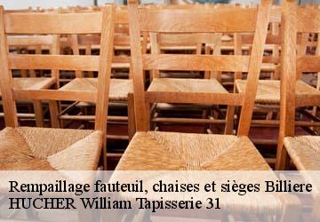 Rempaillage fauteuil, chaises et sièges  billiere-31110 HUCHER William Tapisserie 31