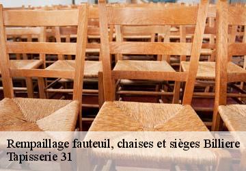 Rempaillage fauteuil, chaises et sièges billiere-31110 Tapisserie 31