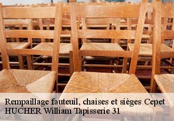 Rempaillage fauteuil, chaises et sièges  cepet-31620 HUCHER William Tapisserie 31