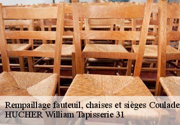 Rempaillage fauteuil, chaises et sièges  couladere-31220 HUCHER William Tapisserie 31