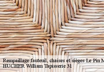 Rempaillage fauteuil, chaises et sièges  le-pin-murelet-31370 HUCHER William Tapisserie 31