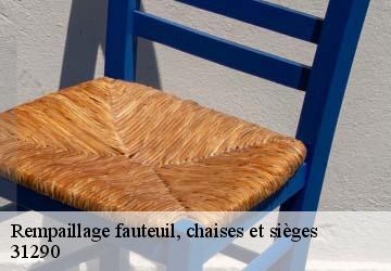 Rempaillage fauteuil, chaises et sièges  trebons-sur-la-grasse-31290 HUCHER William Tapisserie 31