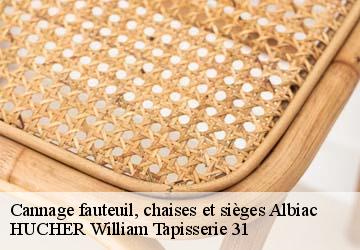 Cannage fauteuil, chaises et sièges  albiac-31460 HUCHER William Tapisserie 31