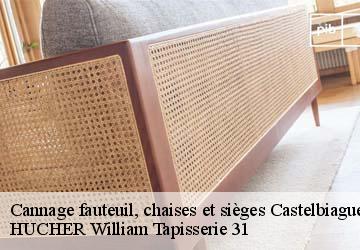 Cannage fauteuil, chaises et sièges  castelbiague-31160 HUCHER William Tapisserie 31