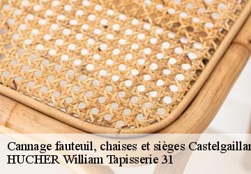 Cannage fauteuil, chaises et sièges  castelgaillard-31230 HUCHER William Tapisserie 31