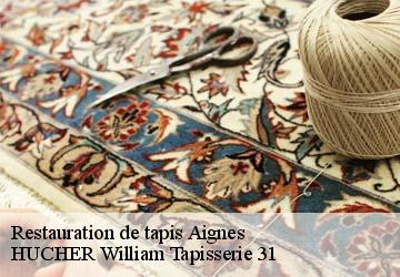 Restauration de tapis  aignes-31550 HUCHER William Tapisserie 31