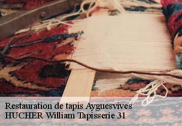 Restauration de tapis  ayguesvives-31450 HUCHER William Tapisserie 31