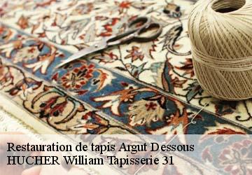 Restauration de tapis  argut-dessous-31440 HUCHER William Tapisserie 31