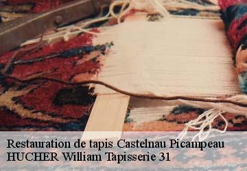 Restauration de tapis  castelnau-picampeau-31430 HUCHER William Tapisserie 31