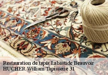 Restauration de tapis  labastide-beauvoir-31450 HUCHER William Tapisserie 31