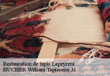 Restauration de tapis  lapeyrere-31310 HUCHER William Tapisserie 31