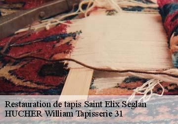Restauration de tapis  saint-elix-seglan-31420 HUCHER William Tapisserie 31
