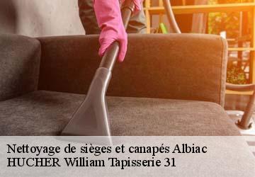 Nettoyage de sièges et canapés  albiac-31460 HUCHER William Tapisserie 31