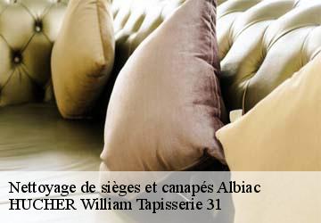 Nettoyage de sièges et canapés  albiac-31460 HUCHER William Tapisserie 31