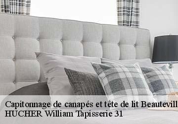 Capitonnage de canapés et tête de lit  beauteville-31290 HUCHER William Tapisserie 31