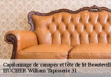 Capitonnage de canapés et tête de lit  beauteville-31290 HUCHER William Tapisserie 31