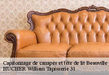 Capitonnage de canapés et tête de lit  beauville-31460 HUCHER William Tapisserie 31