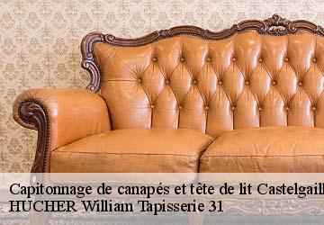 Capitonnage de canapés et tête de lit  castelgaillard-31230 HUCHER William Tapisserie 31