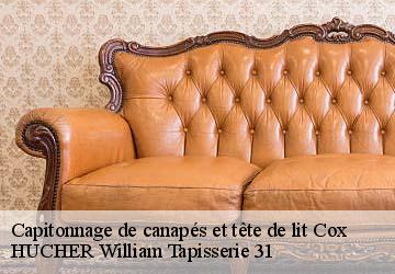 Capitonnage de canapés et tête de lit  cox-31480 HUCHER William Tapisserie 31