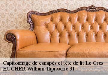 Capitonnage de canapés et tête de lit  le-gres-31480 HUCHER William Tapisserie 31