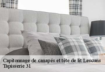 Capitonnage de canapés et tête de lit lescuns-31220 Tapisserie 31