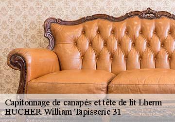 Capitonnage de canapés et tête de lit  lherm-31600 HUCHER William Tapisserie 31