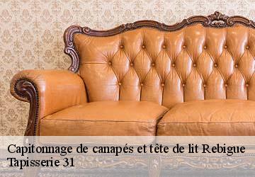 Capitonnage de canapés et tête de lit  rebigue-31320 Tapisserie 31