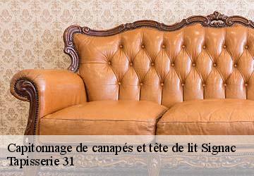Capitonnage de canapés et tête de lit  signac-31440 Tapisserie 31
