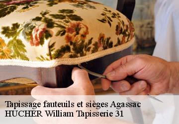 Tapissage fauteuils et sièges  agassac-31230 HUCHER William Tapisserie 31