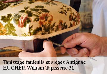 Tapissage fauteuils et sièges  antignac-31110 HUCHER William Tapisserie 31