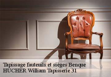 Tapissage fauteuils et sièges  benque-31420 HUCHER William Tapisserie 31