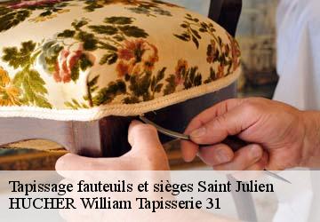 Tapissage fauteuils et sièges  saint-julien-31220 HUCHER William Tapisserie 31